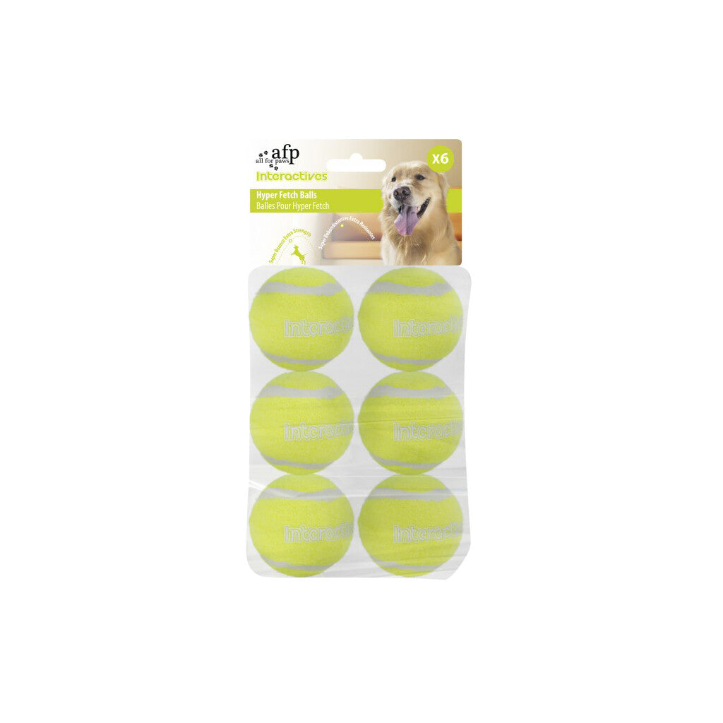 Balles de tennis AFP Super Bounce (lot de 6)