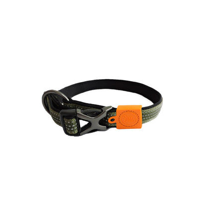 Collier pour chien Vert olive - AFP