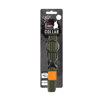 Collier pour chien Vert olive - AFP