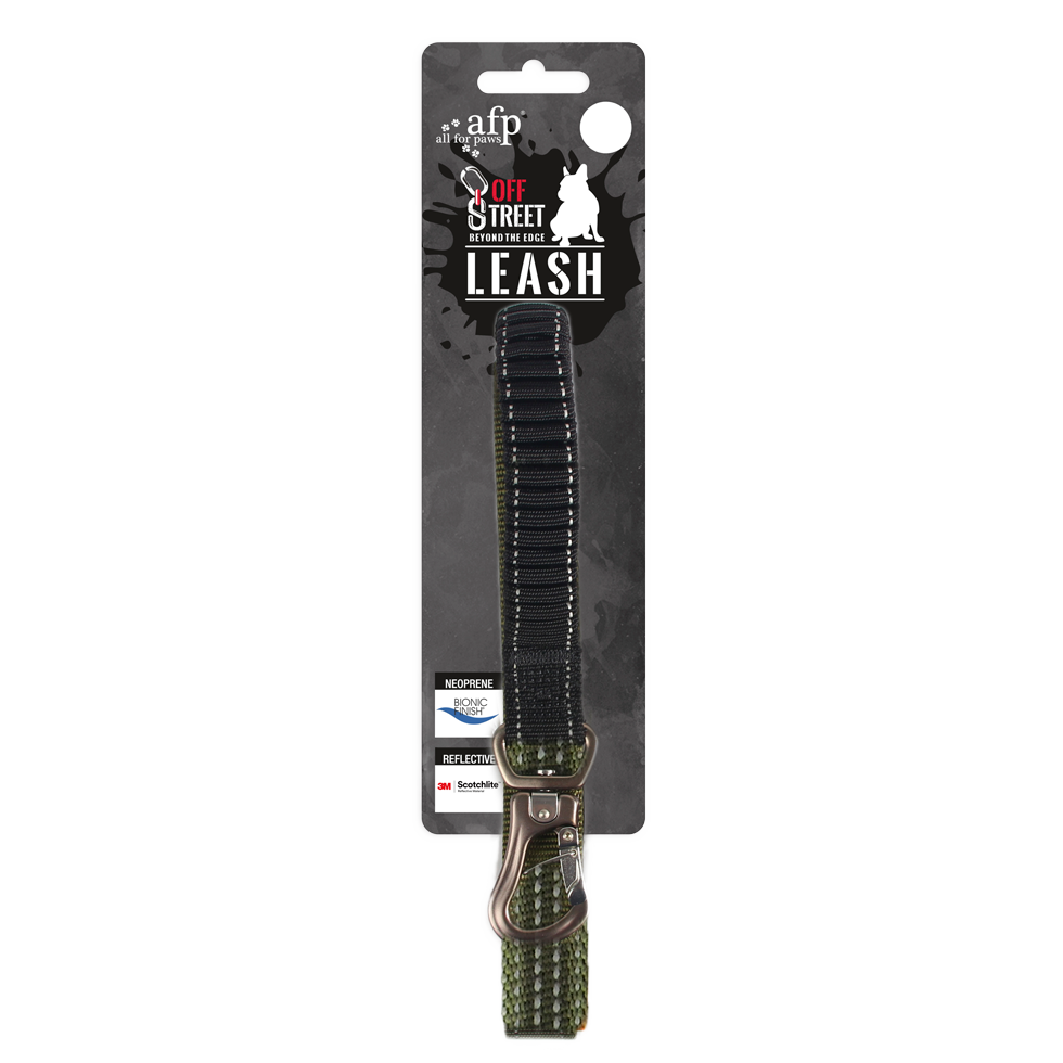 Laisse Confort – Vert Olive AFP