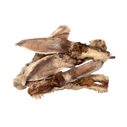 Oreilles de Lapin Séchées avec Poils (80 g) – Braaaf Butchery