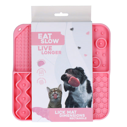 Tapis de Léchage 4-en-1 à Ventouses Dimensions — Eat Slow Live Longer