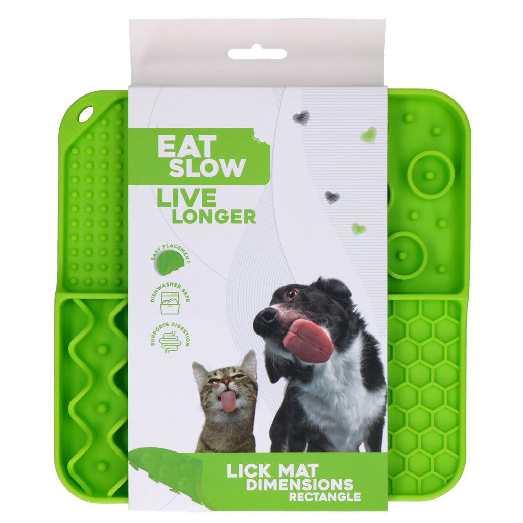 Tapis de Léchage 4-en-1 à Ventouses Dimensions — Eat Slow Live Longer