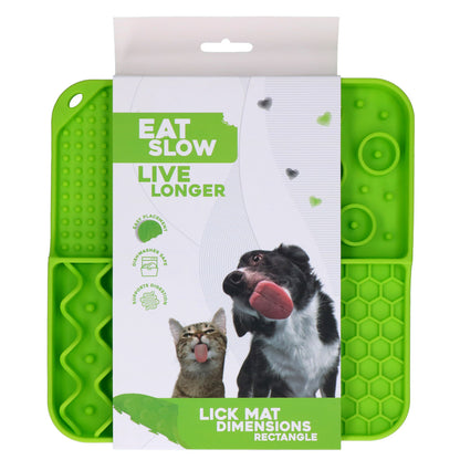 Tapis de Léchage 4-en-1 à Ventouses Dimensions — Eat Slow Live Longer