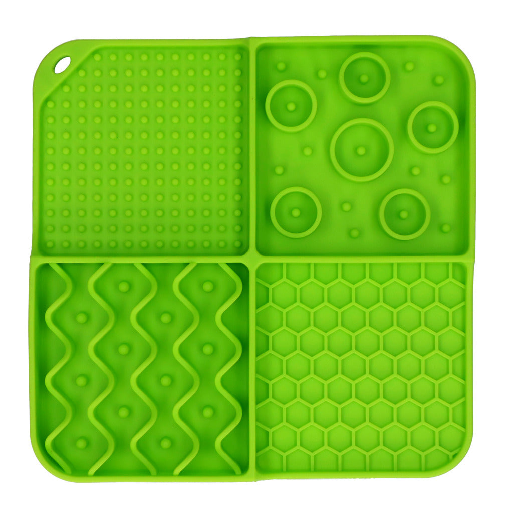 Tapis de Léchage 4-en-1 à Ventouses Dimensions — Eat Slow Live Longer