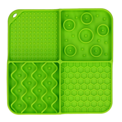 Tapis de Léchage 4-en-1 à Ventouses Dimensions — Eat Slow Live Longer