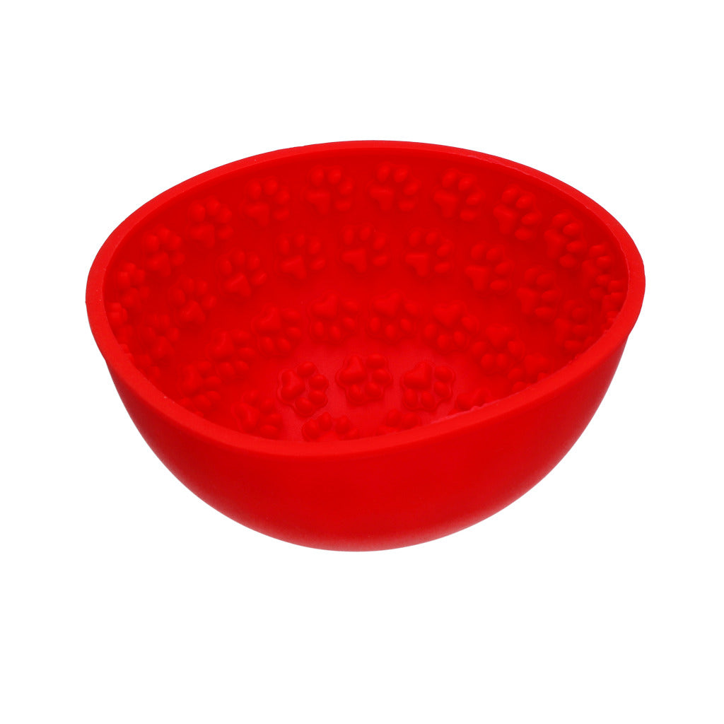 Bol à Lécher Bancal en Silicone Wobble Bowl — Eat Slow Live Longer