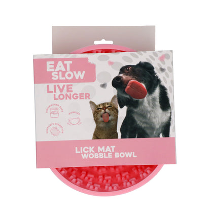 Bol à Lécher Bancal en Silicone Wobble Bowl — Eat Slow Live Longer