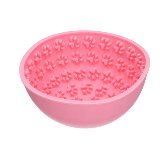 Bol à Lécher Bancal en Silicone Wobble Bowl — Eat Slow Live Longer