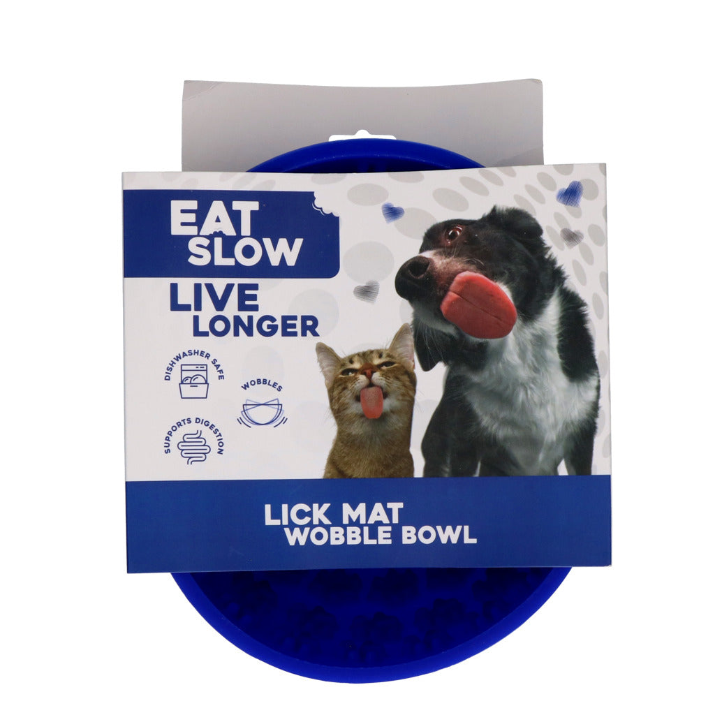 Bol à Lécher Bancal en Silicone Wobble Bowl — Eat Slow Live Longer