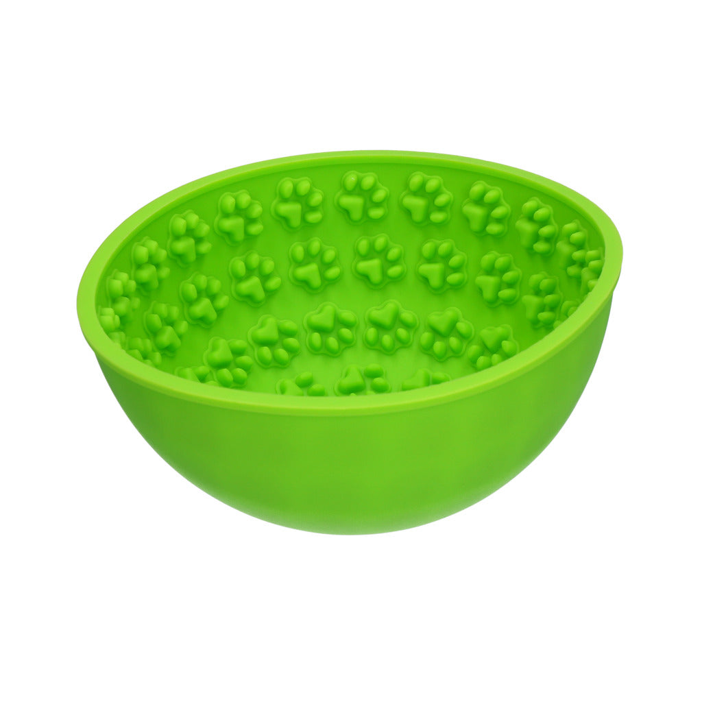 Bol à Lécher Bancal en Silicone Wobble Bowl — Eat Slow Live Longer