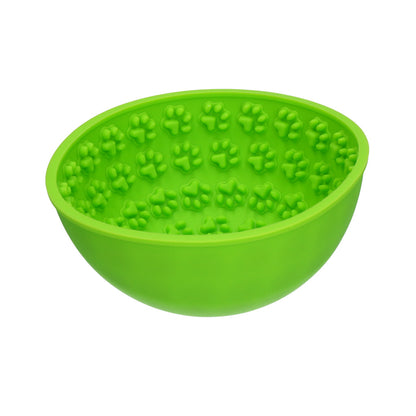 Bol à Lécher Bancal en Silicone Wobble Bowl — Eat Slow Live Longer