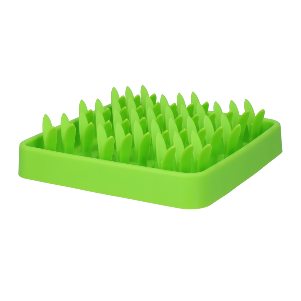 Tapis de Fouille en Silicone Forme Herbe Snuffle Mat Grass — Eat Slow Live Longer