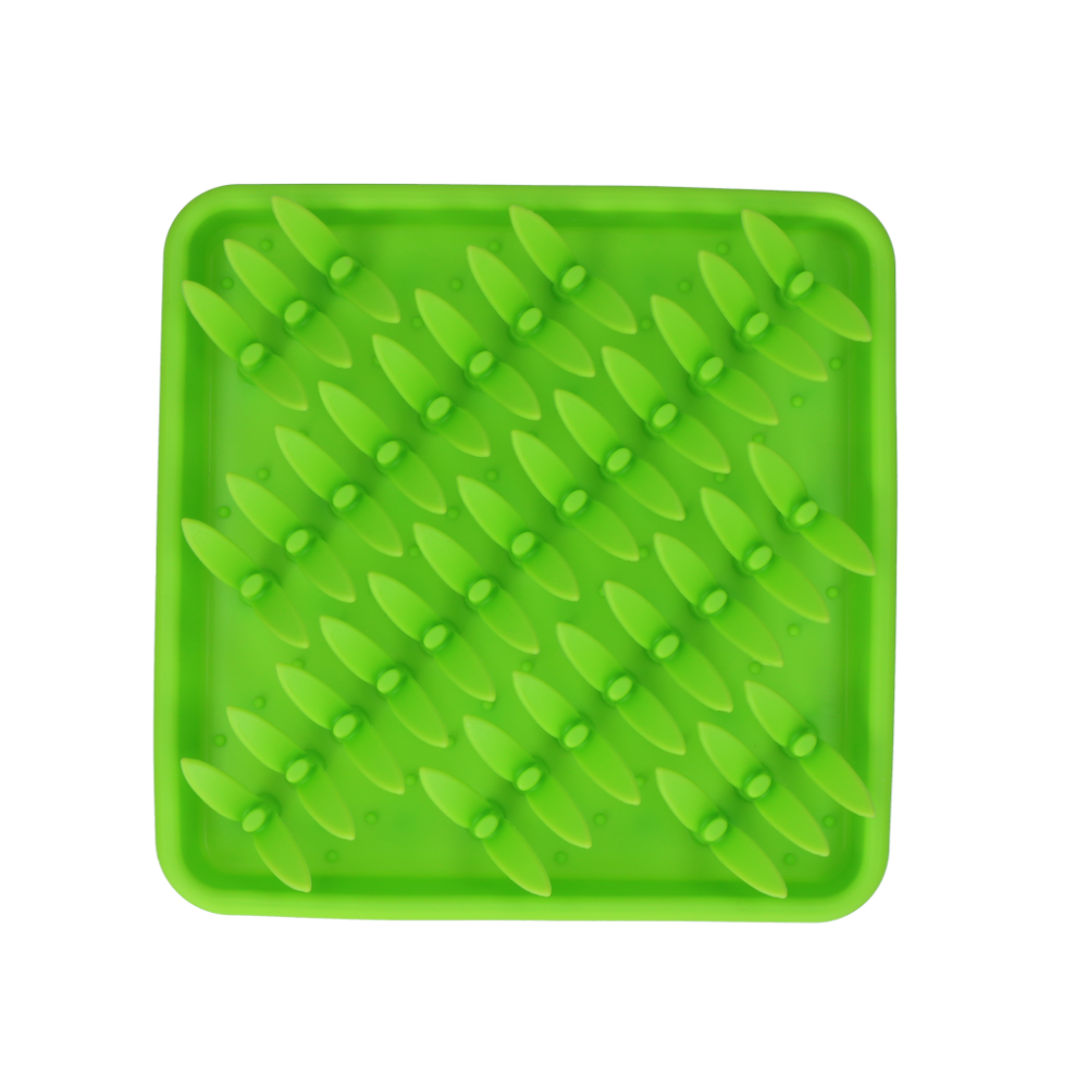 Tapis de Fouille en Silicone Forme Herbe Snuffle Mat Grass — Eat Slow Live Longer