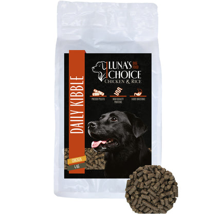 Croquettes Poulet & Riz -  Luna's Choice 4 & 12 kg