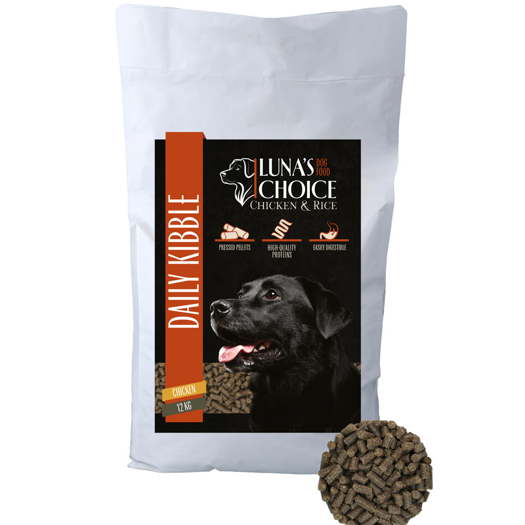 Croquettes Poulet & Riz -  Luna's Choice 4 & 12 kg