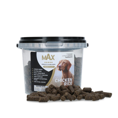 Croquettes Poulet & Riz (Sans Gluten) - Max Adult 400g & 12 kg