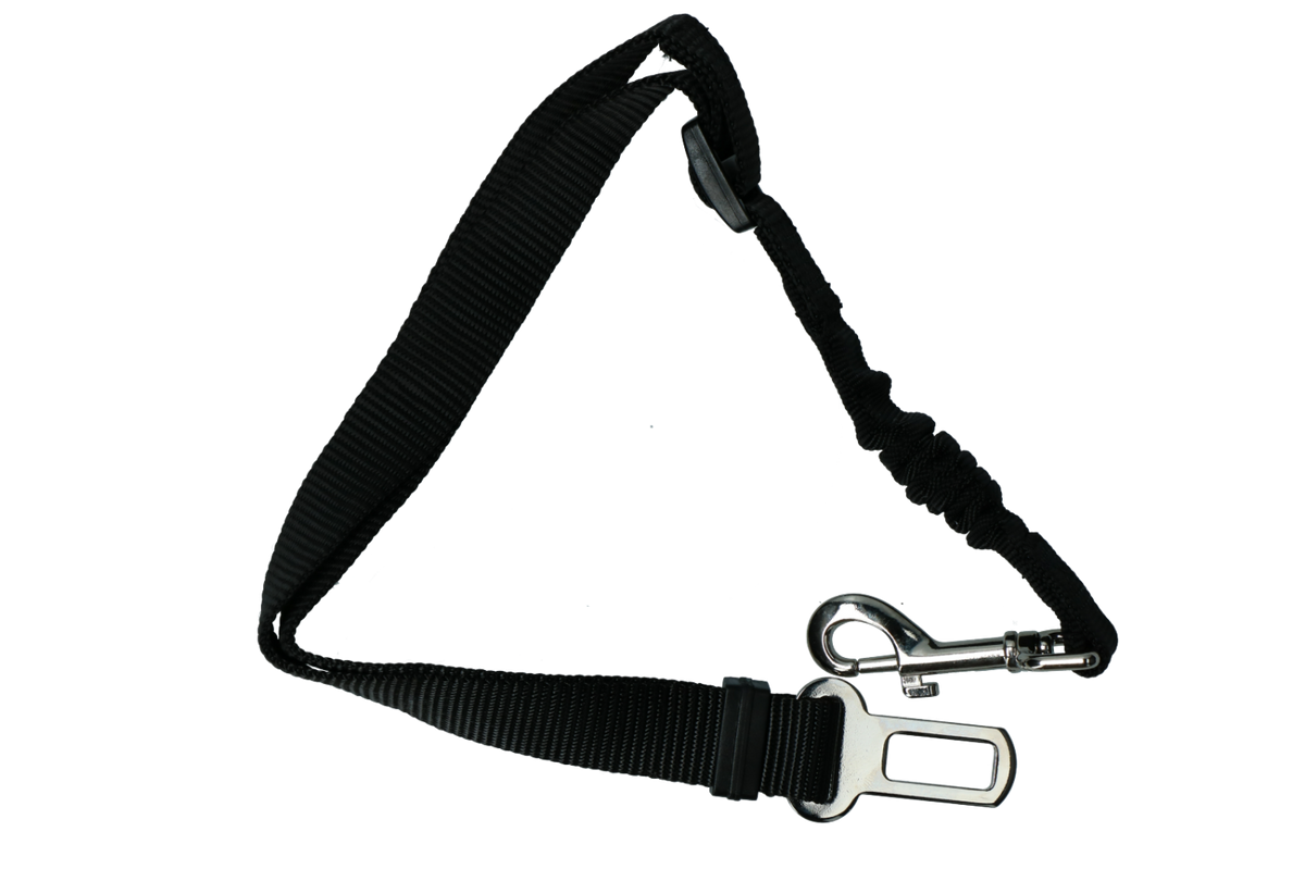 Ceinture de Sécurité Voiture pour Chien – Attache Universelle avec Amortisseur Élastique (60 - 100 cm)