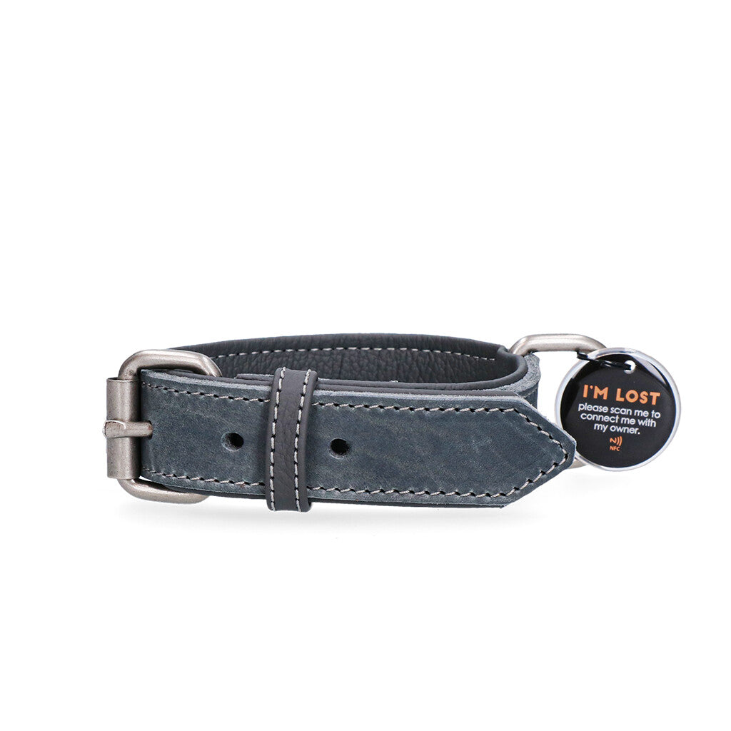 Collier en Cuir Supérieur Connecté – Spotted! Pro