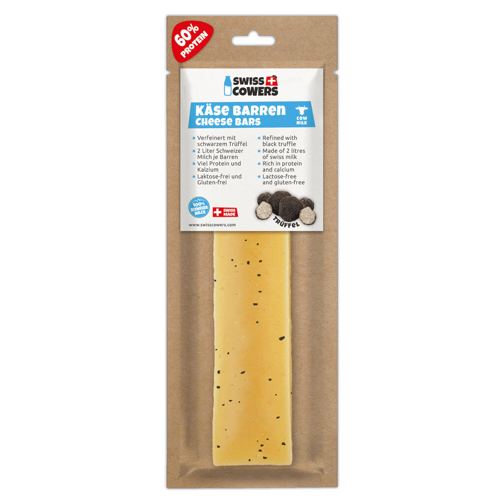 Barres de Fromage de Suisse à la Truffe Noire – SwissCowers